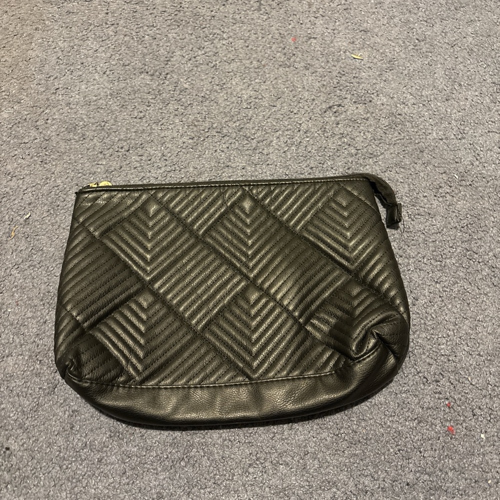 Primark Black Makeup Organizer with Quilted Design